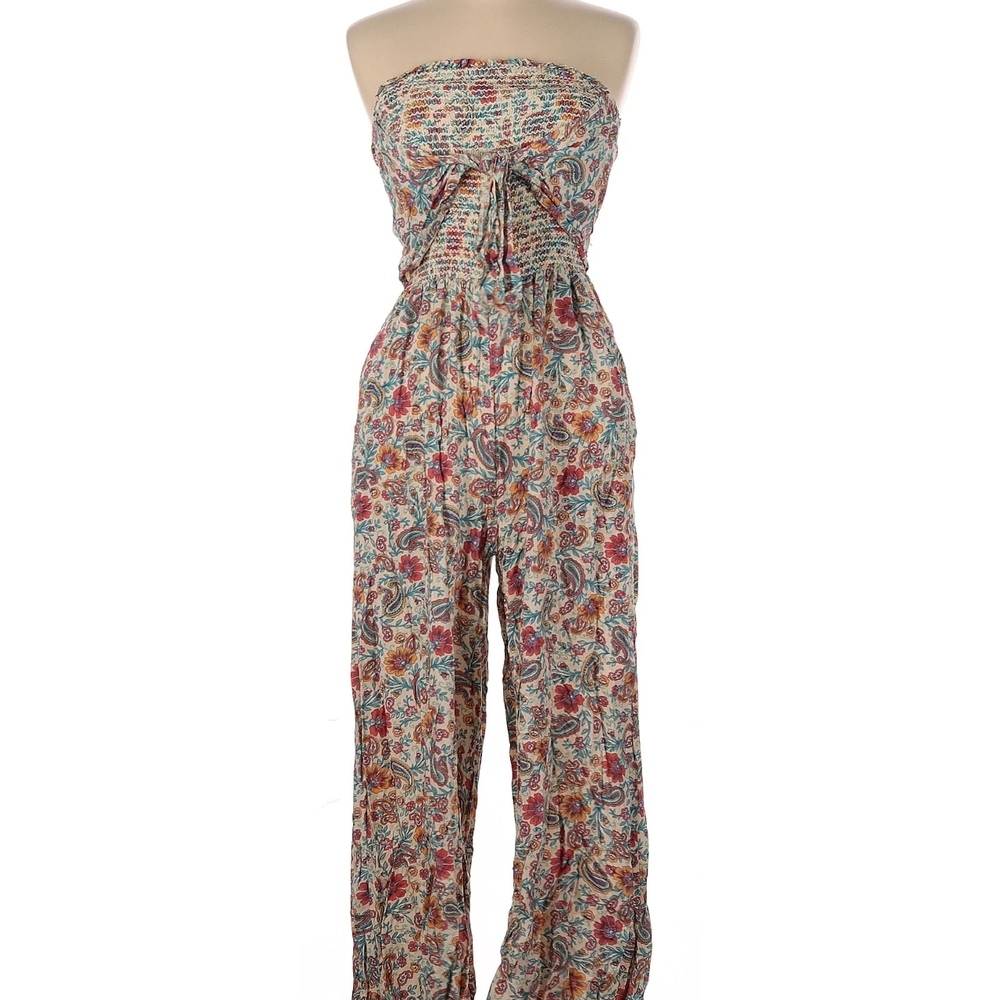 Patrons of Peace Multicolor Strapless Jumpsuit